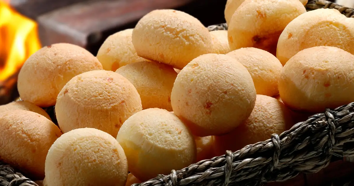 Receita de pão de queijo vegano